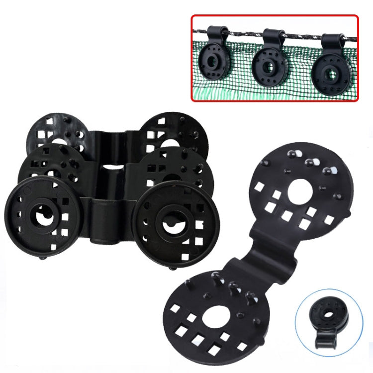 50pcs /Pack Sunshade Net Clip Garden Greenhouse Netting Shade Cloth Fastener, Round Type