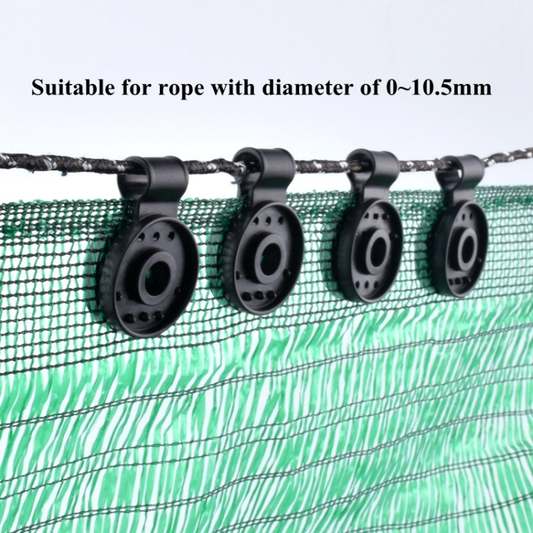 50pcs /Pack Sunshade Net Clip Garden Greenhouse Netting Shade Cloth Fastener, Round Type
