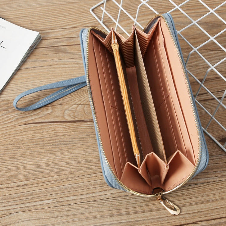 Single Zipper Ladies Wallet Long Wallet Crocodile Coin Purse Student Clutch