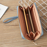 Single Zipper Ladies Wallet Long Wallet Crocodile Coin Purse Student Clutch