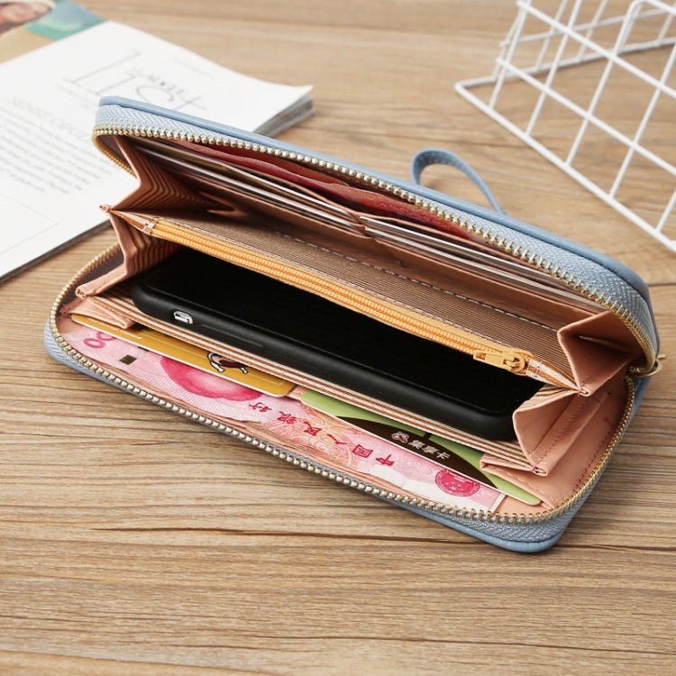 Single Zipper Ladies Wallet Long Wallet Crocodile Coin Purse Student Clutch