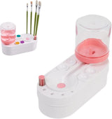 2nd Generation Oil Painting Brush Cleaner Tool with Water Container Paint Pen Washer, GEN 2 Green, GEN 2 Pink