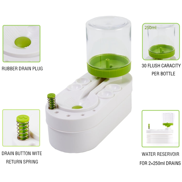 2nd Generation Oil Painting Brush Cleaner Tool with Water Container Paint Pen Washer, GEN 2 Green, GEN 2 Pink