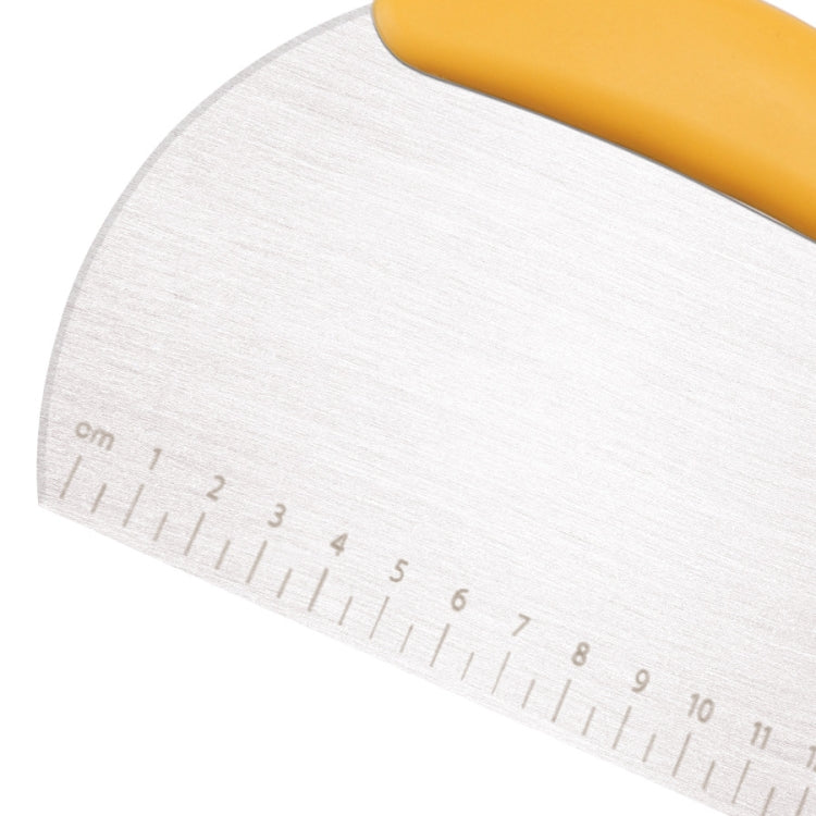 Large And Wide Cutter Nougat Cutter With Scale Cutter, 2pcs Large (Yellow)