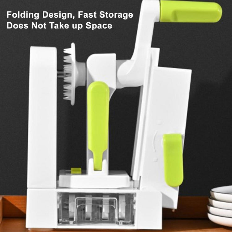 Grater Vegetable Potato Spiral Slicer Whirlwind Fruit Vegetable Spiral Machine, White