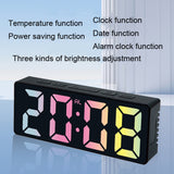3806C LED Electronic Home Living Room Desktop Clock Perpetual Calendar Digital Tabletop Clock