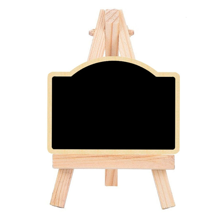 191288 Small Party Shop Message Blackboard Ornaments Pine Tripod Decorative Message Board Arched