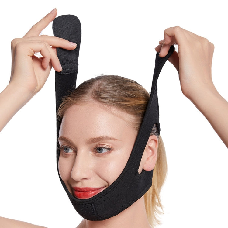 MK122 Anti-snoring Belt Triangular Chin Strap Unisex Chin Protection Belt, Black