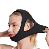 MK122 Anti-snoring Belt Triangular Chin Strap Unisex Chin Protection Belt, Black