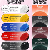 31pcs/set Electric Drill Brush Kitchen Bathroom Wall Cleaning Set, 31 in 1