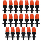 20pcs TF-118 Gardening Irrigation Drip Irrigation System Set Accessories, Spray Head (Orange), Single Hook Connection 4/7mm Capillary (Orange), Single Hook Connection 4/7mm Capillary (Gray), Both Sides Connection 4/7mm Capillary (Gray)                 ... 6mm Single Hook Connection 4 7mm Capillary (Orange)