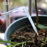 10pcs FR-258 4/7mm Capillary Transparent Curved Drop Arrow Gardening Micro-Spray Irrigation Arrow Default Title