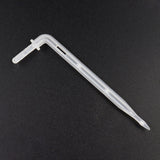 10pcs FR-258 4/7mm Capillary Transparent Curved Drop Arrow Gardening Micro-Spray Irrigation Arrow