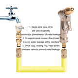 Pure Copper Household Car Wash Garden Watering Sprinkler Tool, Pure Copper