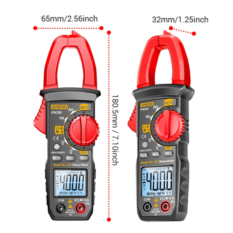 ANENG PN200 AC/DC Measurement High Precision Multifunctional Clamp Meter, PN200