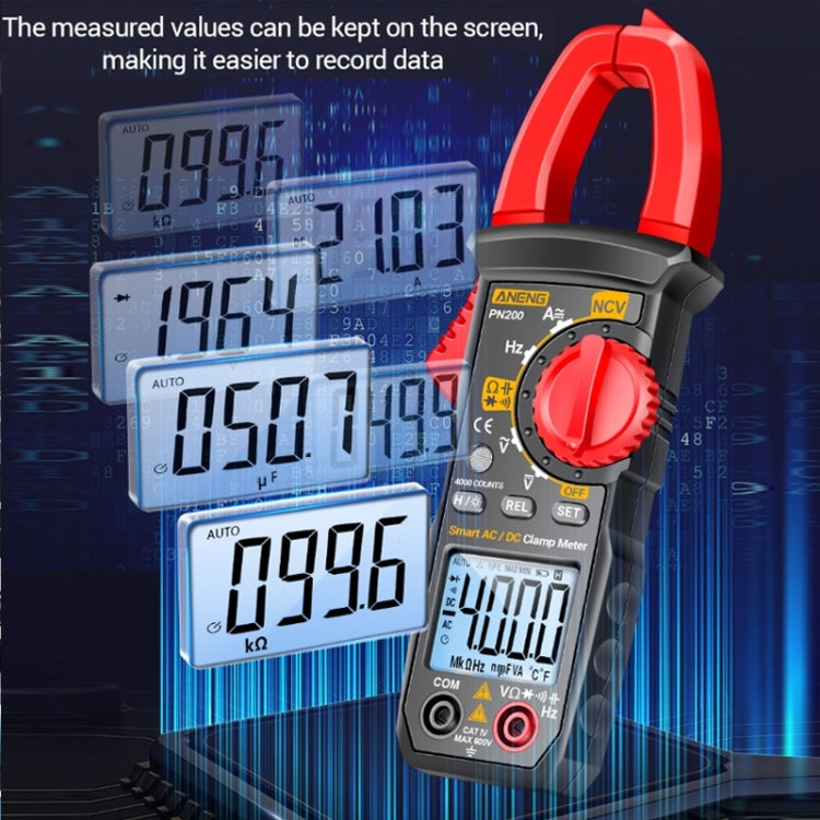 ANENG PN200 AC/DC Measurement High Precision Multifunctional Clamp Meter, PN200