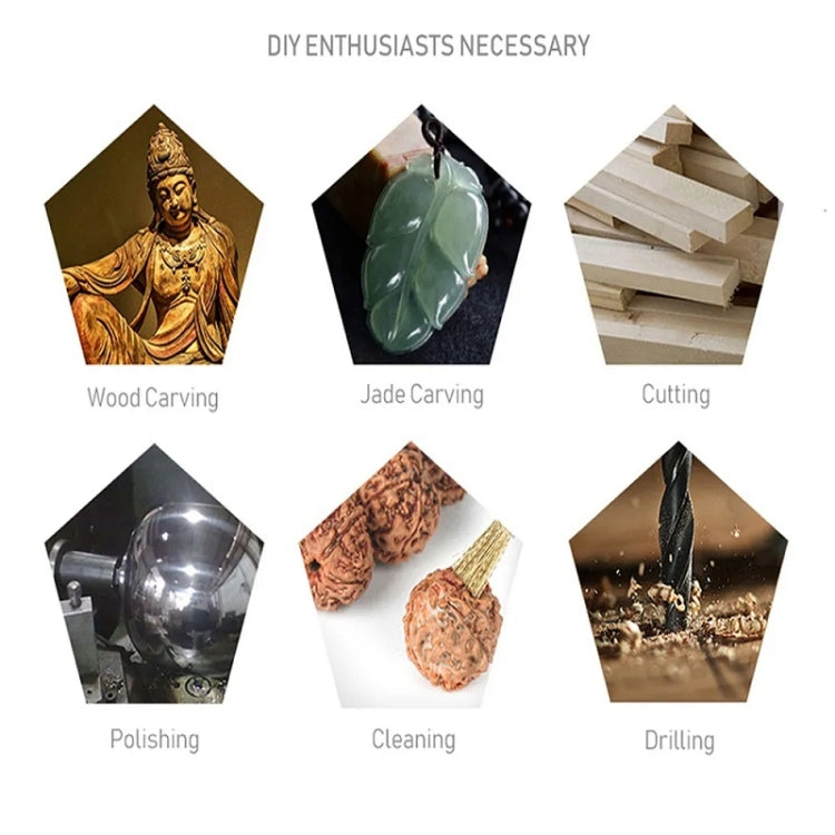 70pcs/set Mini Electric Speed Adjustable Engraving Pen Micro Electric Drill, EU Plug, US Plug