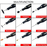70pcs/set Mini Electric Speed Adjustable Engraving Pen Micro Electric Drill, EU Plug, US Plug