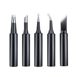 5-in-1 Universal 936 Soldering Station Solder Iron Welding Tip Head Set, Black, Class A Black