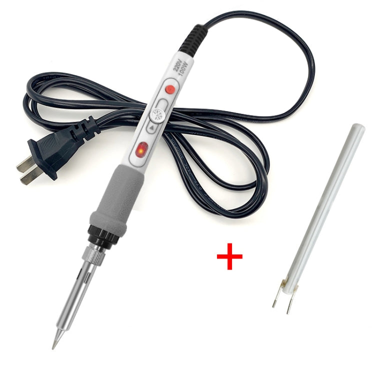 100W 220V High-power Electric Soldering Iron Adjustable Temperature Soldering Tool US Plug, 1pc, 2pcs Set 1, 2pcs Set 2, 4pcs Set 2pcs Set 2