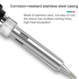 100W 220V High-power Electric Soldering Iron Adjustable Temperature Soldering Tool US Plug, 1pc, 2pcs Set 1, 2pcs Set 2, 4pcs Set