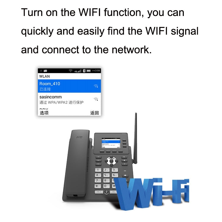 S01 Smart VOIP Network Phone 4G Full Netcom SIP Audio ConferenceBusiness Office Wireless Fixed Landline, S01