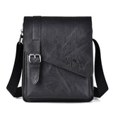 WEIXIER D266 Retro Crossbody Large Capacity Messenger Bag Shoulder Bag Tot Backpack Black