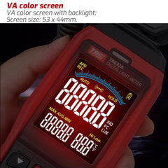 Digital Illuminance Meter Lumen Tester Brightness Meter, TASI TA632A, TASI TA632B USB Computer Connection