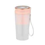 LGZ-1 500ml 50W 4 Blades Electric Portable Juicer Rechargeable Juice Extractor, LGZ-1 (White), LGZ-1 (Green), LGZ-1 (Pink)