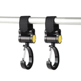 2pcs Universal Baby Stroller Hooks Accessories 360 Degree Sticky Hooks, Sticky Hooks(Pink), Sticky Hooks(Yellow), Sticky Hooks(Black)