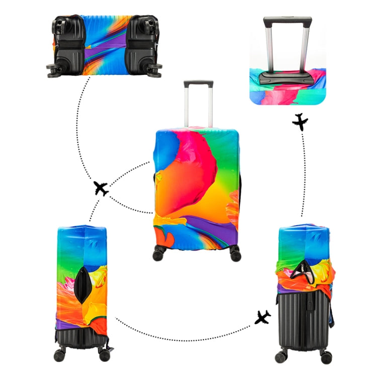 Luggage Protective Cover Travel Trolley Case Dustproof Sleeve, For 18-20 Inch S, For 20-22 Inch M, For 22-24 Inch L, For 24-26 Inch XL, For 26-29 Inch XXL