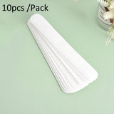 10pcs /Pack Disposable Hat Brim Stickers Shirt Collar Anti-Dirty Sweat-Absorbing Stickers White