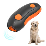 Ultrasonic Pet Trainer Handheld Sonic Dog Repeller Portable Electronic Dog Trainer, D2 D2