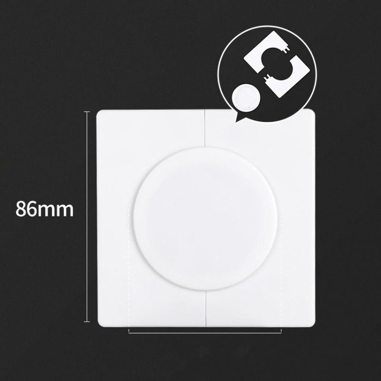 Square Air Conditioning Hole Decoration Cover Wall Hole Plug, Split 5cm White, Split 5cm Gold, Split 5cm Silver, 9cm White, 9cm Gold, 9cm Silver