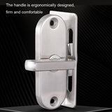 90 Degrees Right Angle Migration Door Hook Lock, 304 Stainless Steel Slot, Zinc Alloy Slot-free, Zinc Alloy Slot-free / Punching