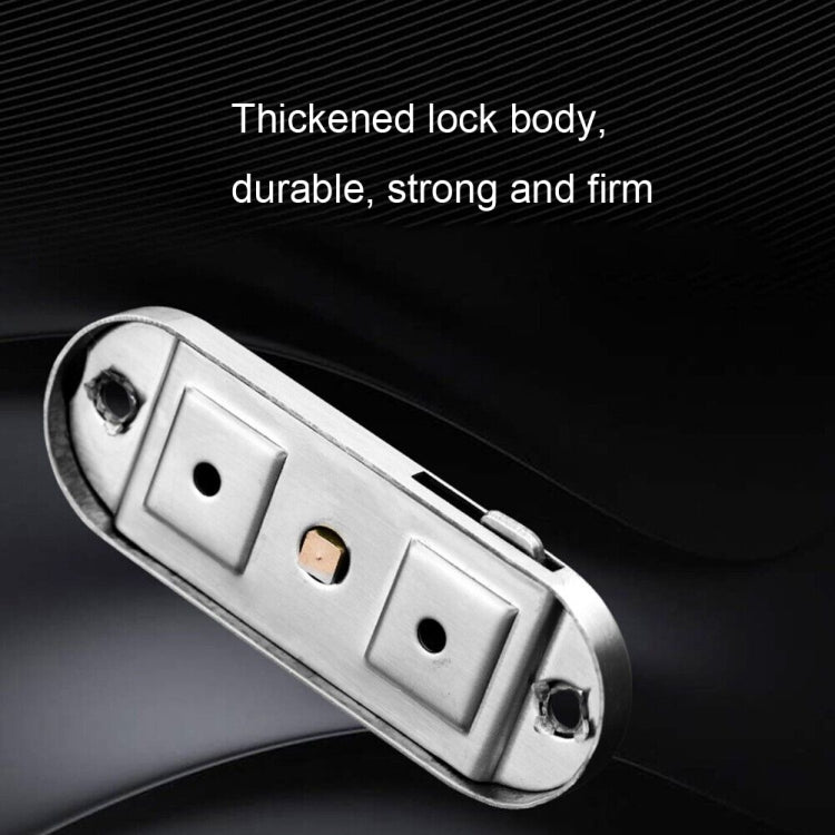 90 Degrees Right Angle Migration Door Hook Lock, 304 Stainless Steel Slot, Zinc Alloy Slot-free, Zinc Alloy Slot-free / Punching