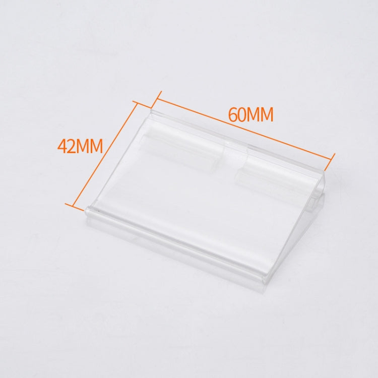 10pcs /Pack Label Strip Supermarket Display Price Sign, 40 x 60mm, 40 x 80mm, 40 x 100mm