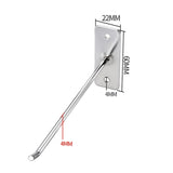 10pcs 4mm Thick Nail Wall Display Jewelry Hooks Single Wire Hook, 5cm, 10cm, 15cm, 20cm, 25cm