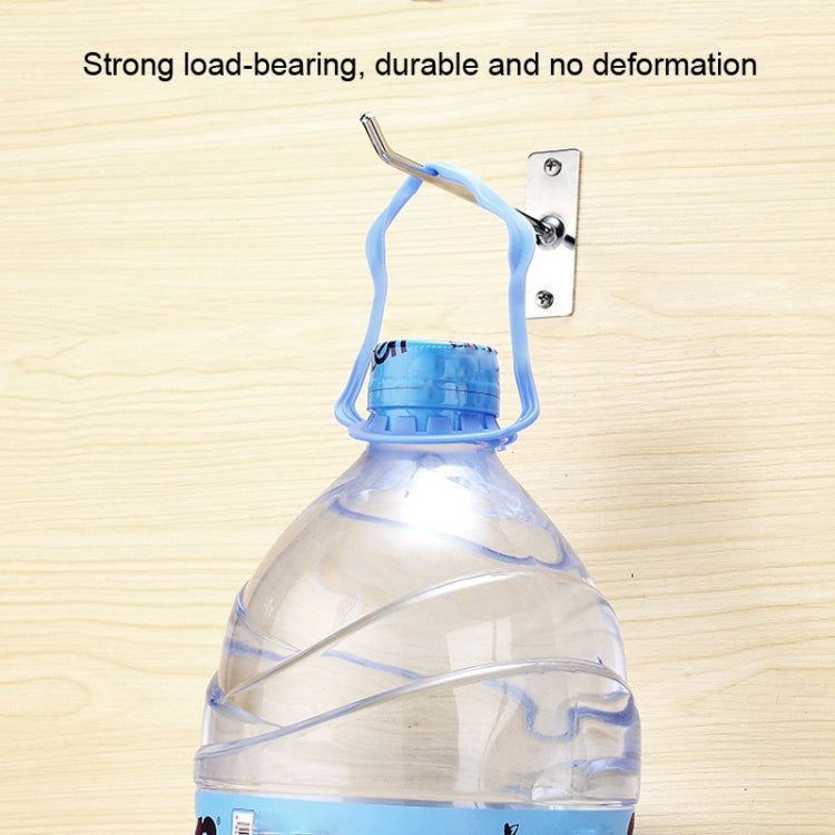 10pcs 4mm Thick Nail Wall Display Jewelry Hooks Single Wire Hook, 5cm, 10cm, 15cm, 20cm, 25cm