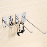 10pcs 4mm Thick Nail Wall Display Jewelry Hooks Single Wire Hook, 5cm, 10cm, 15cm, 20cm, 25cm