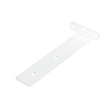 5mm Thick Triangular Bracket Bookshelf Partition Plate, 150mm Black, 200mm Black, 250mm Black, 300mm Black, 150mm White, 200mm White, 250mm White, 300mm White