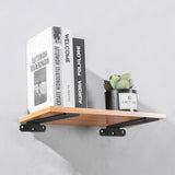 5mm Thick Triangular Bracket Bookshelf Partition Plate, 150mm Black, 200mm Black, 250mm Black, 300mm Black, 150mm White, 200mm White, 250mm White, 300mm White