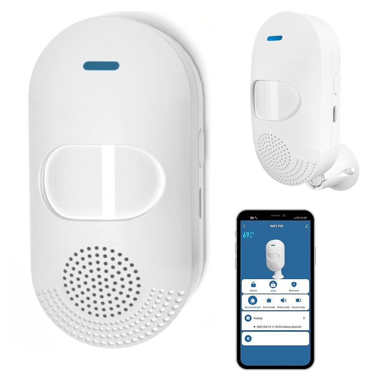 TUYA APP Control Wireless PIR Motion Sensor Alarm WiFi Motion Detector, Tuya WiFi Tuya WiFi