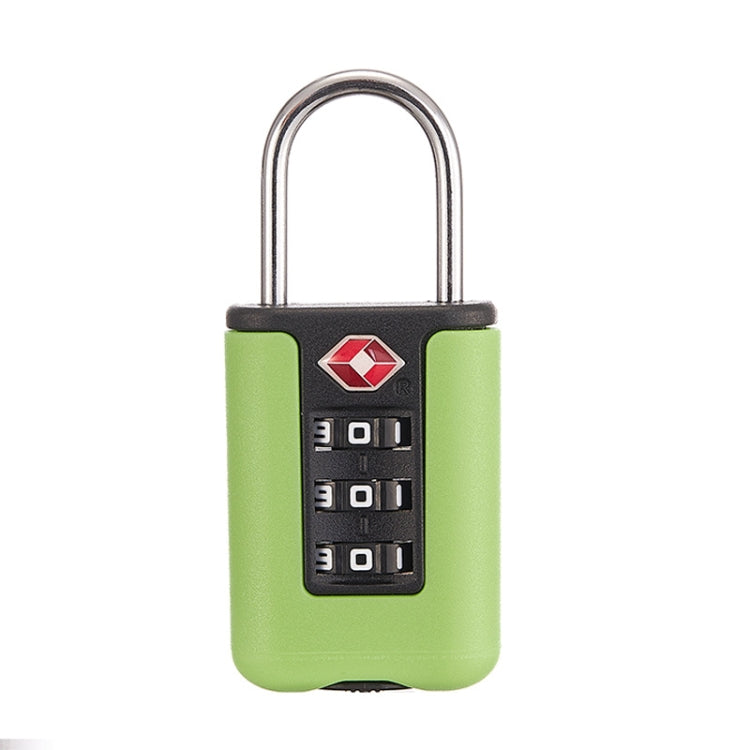 TSA Customs Code Lock Travel Luggage Lock Mini Contrast Color Design Combination Padlock Light Green