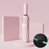 60 Bone Sunny Rain Dual-use Automatic Umbrella Wind-resistant Reinforced Sunshade UV Sun Umbrella, 60 Bones