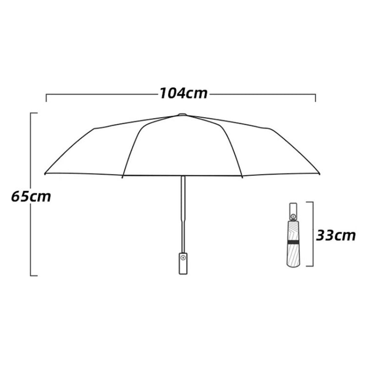 60 Bone Sunny Rain Dual-use Automatic Umbrella Wind-resistant Reinforced Sunshade UV Sun Umbrella, 60 Bones