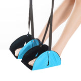 Travel Foot Rest Hammock Office Leisure Pedal, Sky Blue All-in-one, Black Split, Sky Blue Split, Blue Split, Rose Red Split, Black White Stripe All-in-one, Navy Blue All-in-one, Navy Blue Split