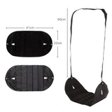 Travel Foot Rest Hammock Office Leisure Pedal, Sky Blue All-in-one, Black Split, Sky Blue Split, Blue Split, Rose Red Split, Black White Stripe All-in-one, Navy Blue All-in-one, Navy Blue Split