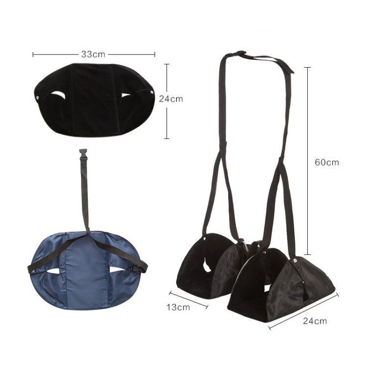 Travel Foot Rest Hammock Office Leisure Pedal, Sky Blue All-in-one, Black Split, Sky Blue Split, Blue Split, Rose Red Split, Black White Stripe All-in-one, Navy Blue All-in-one, Navy Blue Split