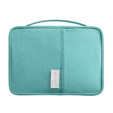 Travel Waterproof Dustproof Portable Passport Document Bag, Blue Large, Black Large, Gray Large, Navy Blue Large, Orange Pink Large, Blue Small, Black Small, Navy Blue Small, Orange Pink Small